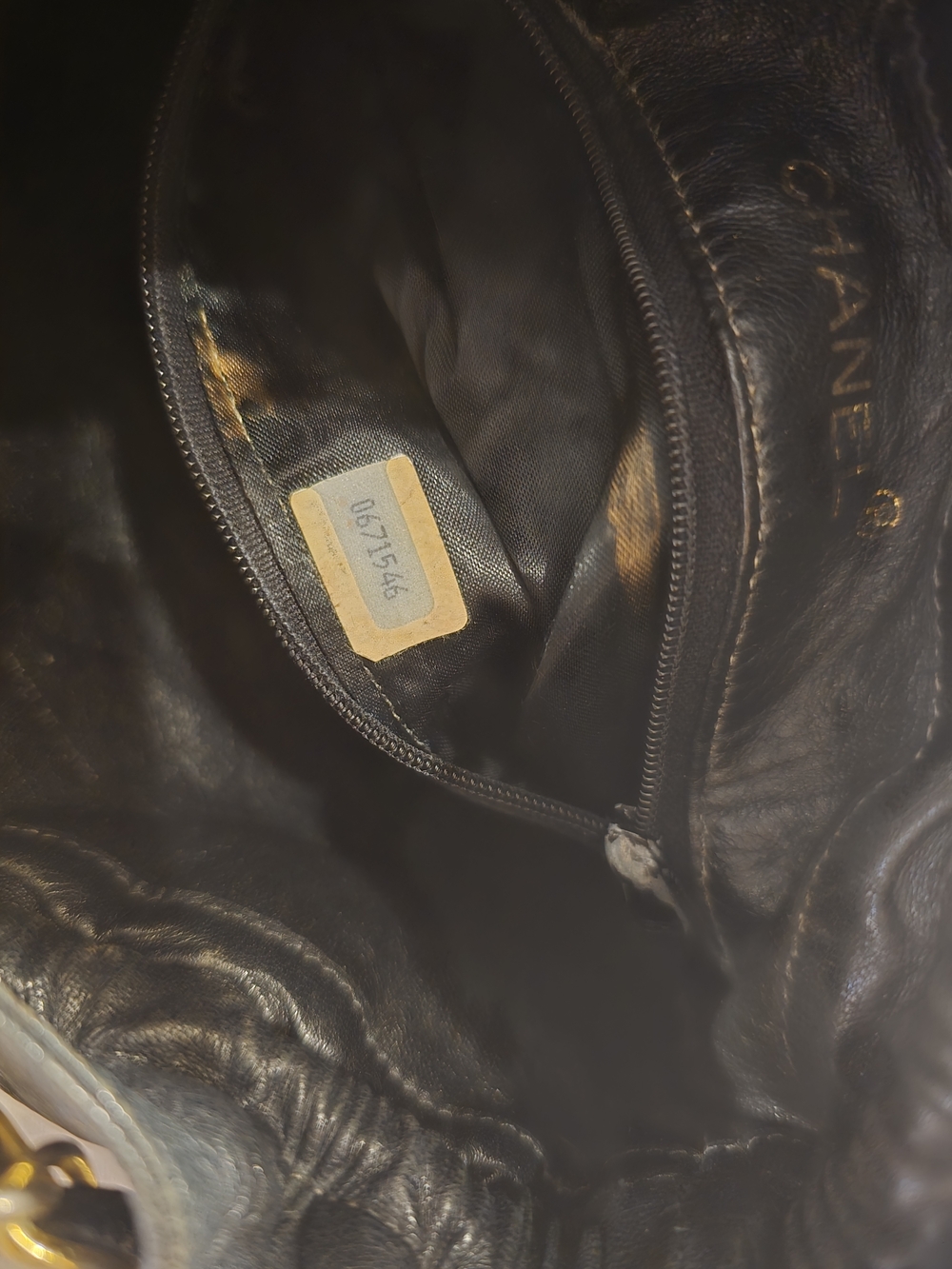 CHANEL Black Quilted Drawstring Crossbody Bucket Bag - Picture 8 of 12